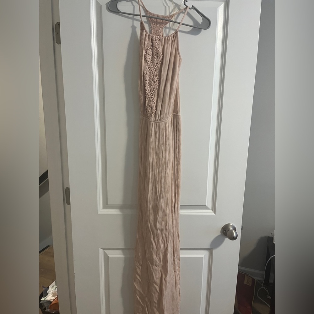 Elegant Blush Maxi Dress